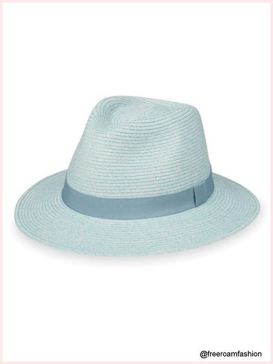 UPF 50+ Sun Protection Fedora - Packable Travel Hat with Drawstring Adjustable main image 5